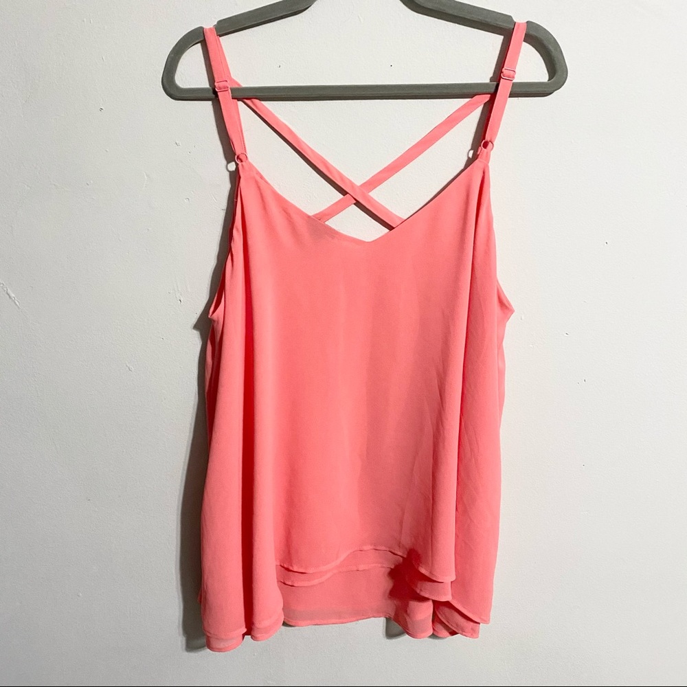 Torrid Pink Strappy Tank - Picture 3 of 10